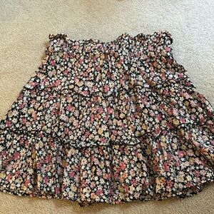 floral skirt